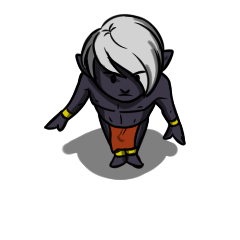 Male Drow Consort by Hammertheshark